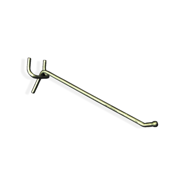 Azar Displays 6 Metal Wire Hook: 0.148Diameter, 50-Pack 700886